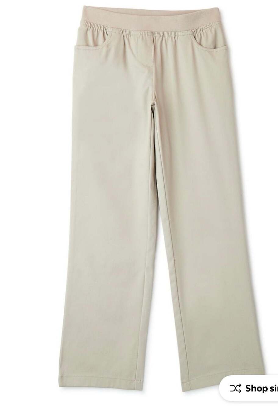 Wonder Nation Girls School Uniform Pull-On  Twill Pants